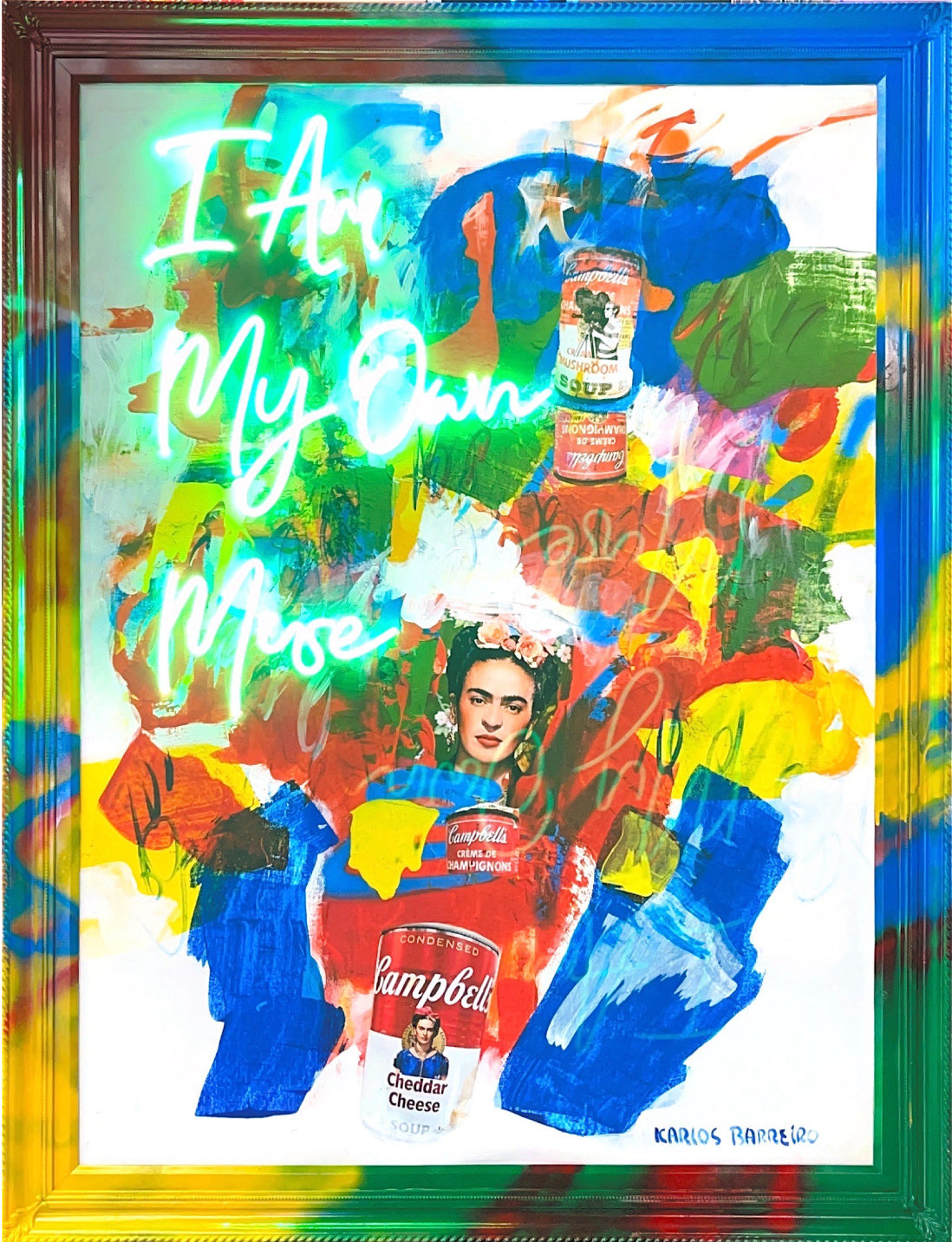 My Frida by Karlos Barreiro - 42" x 54"